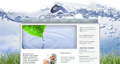 Desktop Screenshot of cascadeanalytical.com